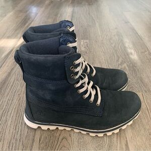 Timberland Brookton Blue boots Women’s 7.5 Lightweight Hike Walk Lace Up Walk